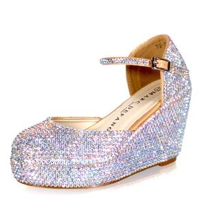 Marc Defang AB Crystals Landry Platform Heel Shoes - size 6
